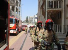مانور اطفای حریق در بیمارستان قائم کرج برگزار شد