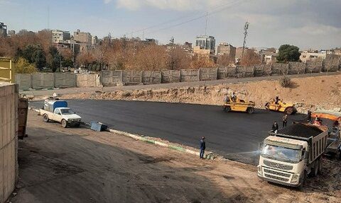 سکوی انتقال زباله خلجآباد بهسازی و آسفالت شد